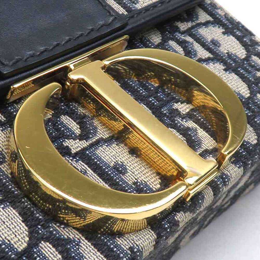 CHRISTIAN DIOR Blue Leather Shoulder Bag - Picture 12 of 16